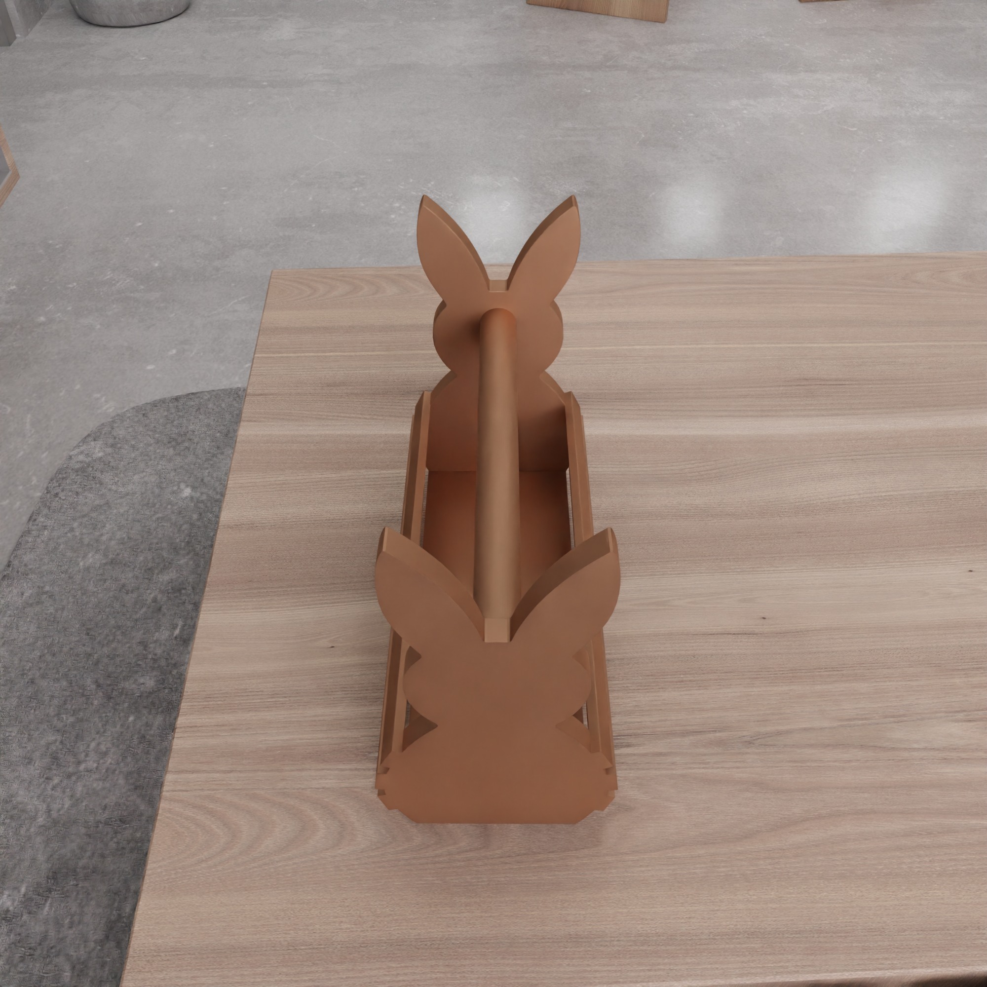 Easter Bunny Basket - 326 3D print model_9