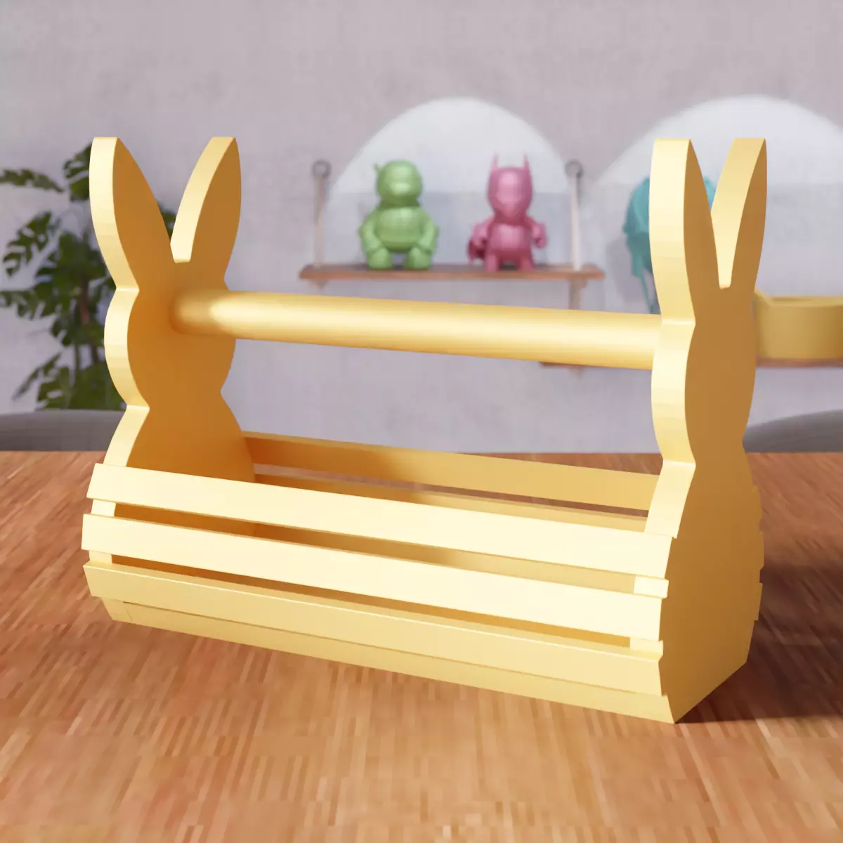 Easter Bunny Basket - 326 3D print model_7