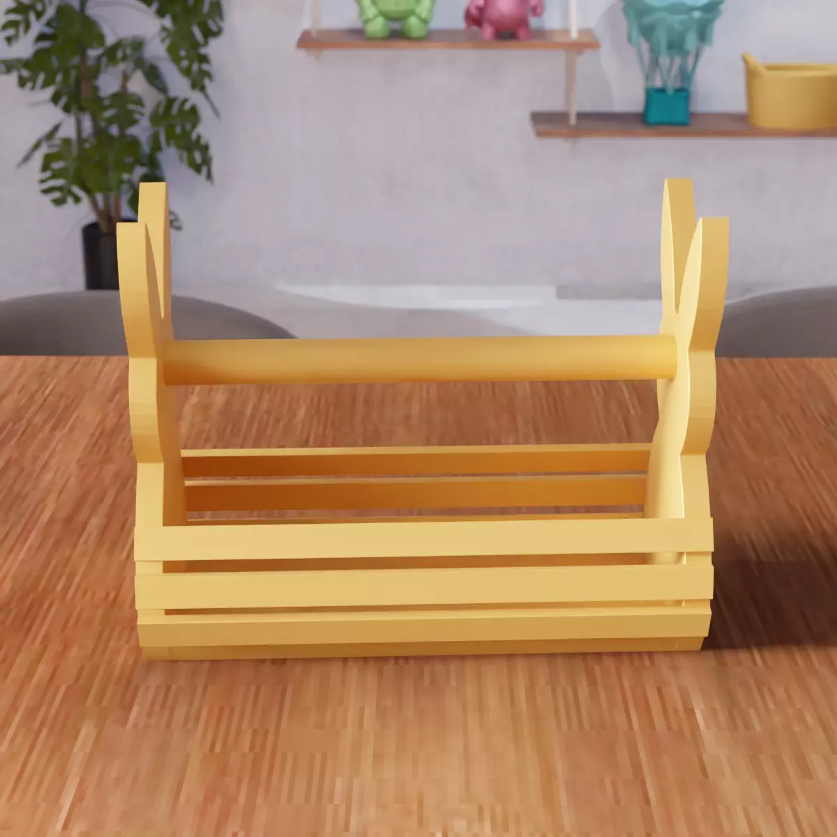 Easter Bunny Basket - 326 3D print model_2