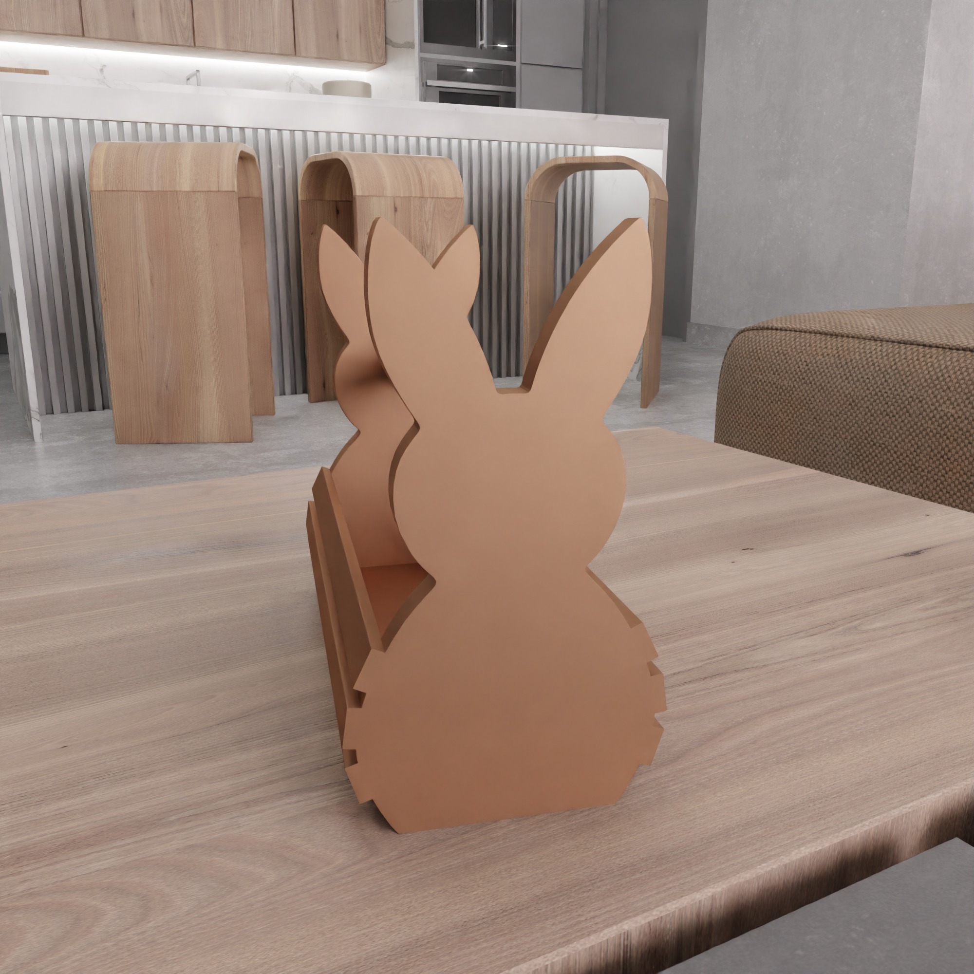 Easter Bunny Basket - 326 3D print model_11