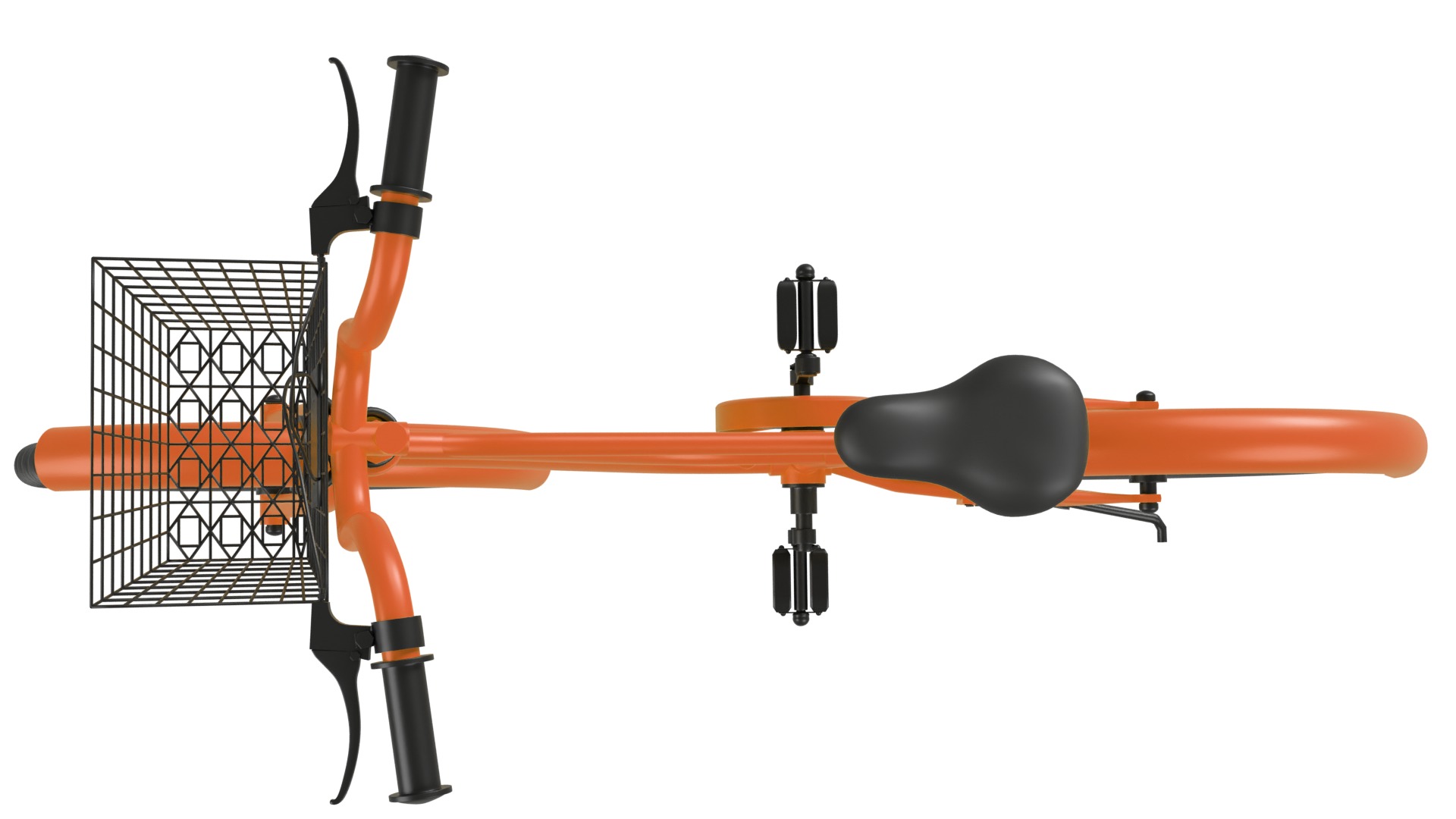 Bicycle Rig Low-poly 3D model_9