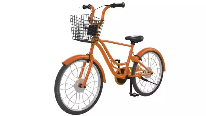 Bicycle Rig Low-poly 3D model