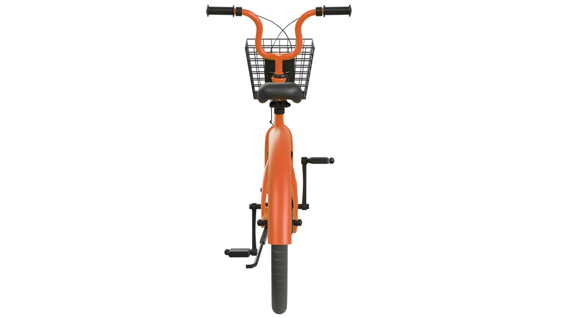 Bicycle Rig Low-poly 3D model_4