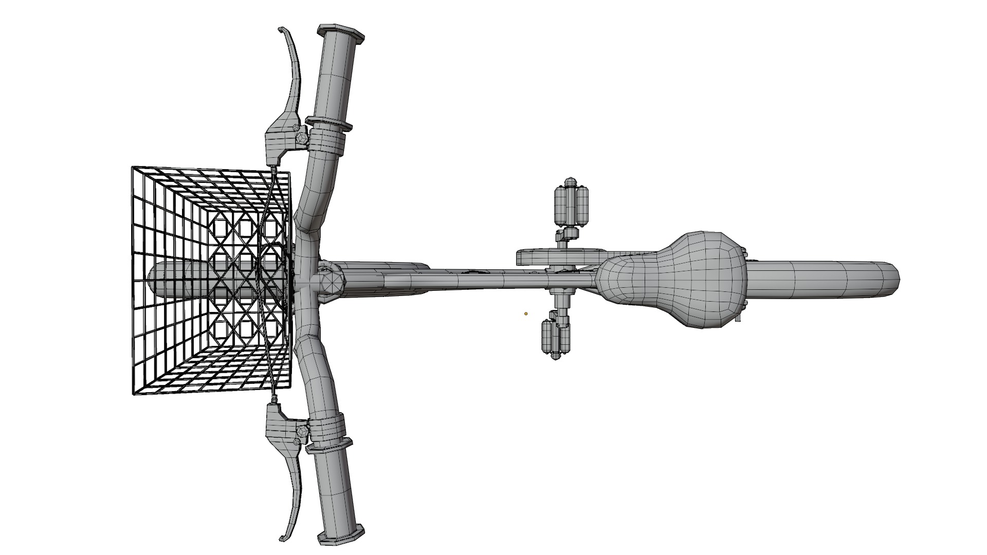 Bicycle Rig Low-poly 3D model_18