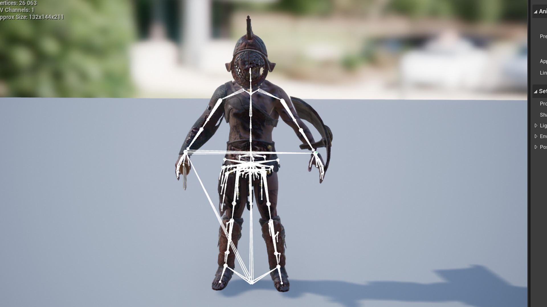 GLADIATOR MURMILLO UNDEAD3 Low-poly 3D model_16