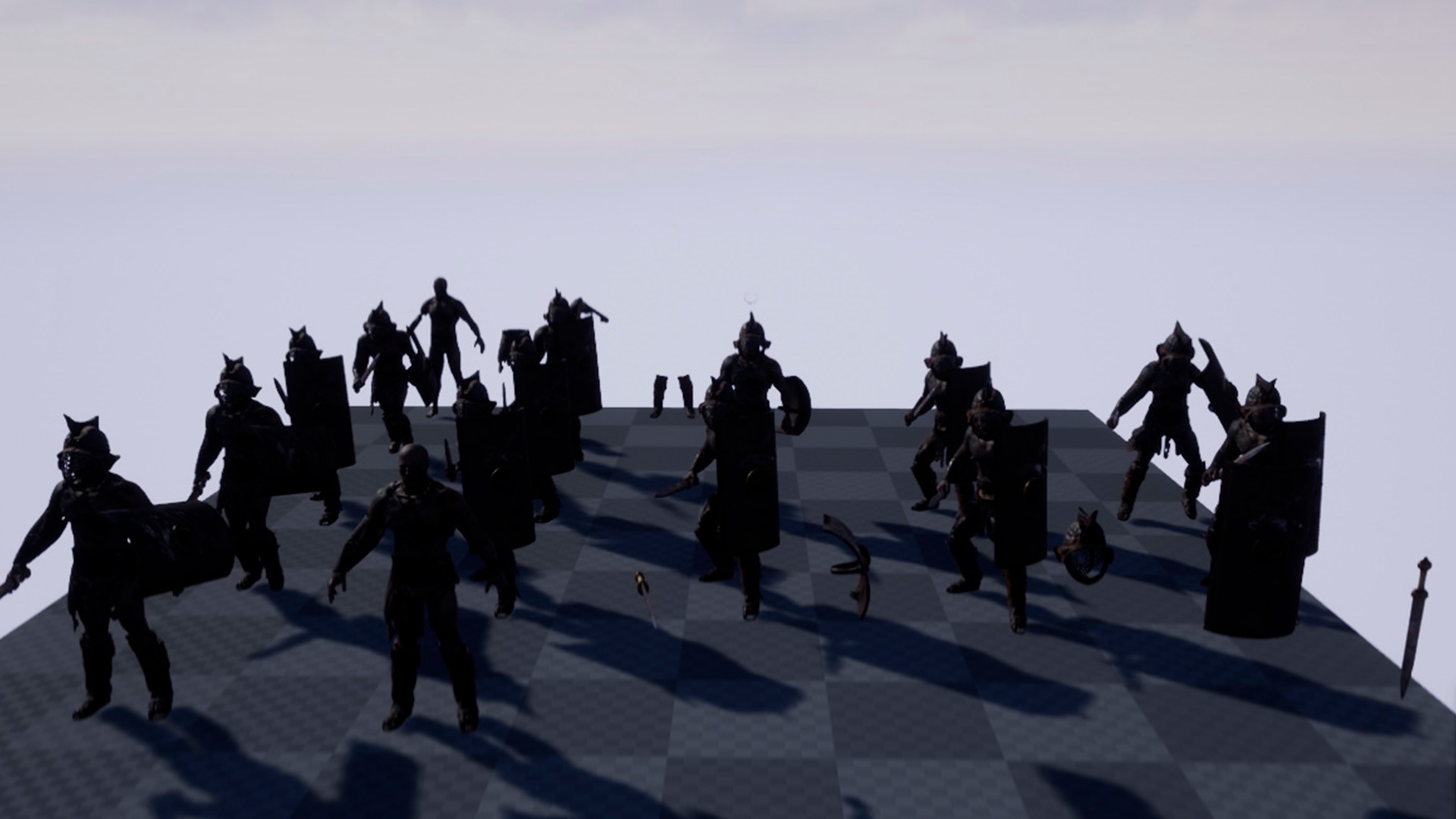 GLADIATOR MURMILLO UNDEAD3 Low-poly 3D model_15