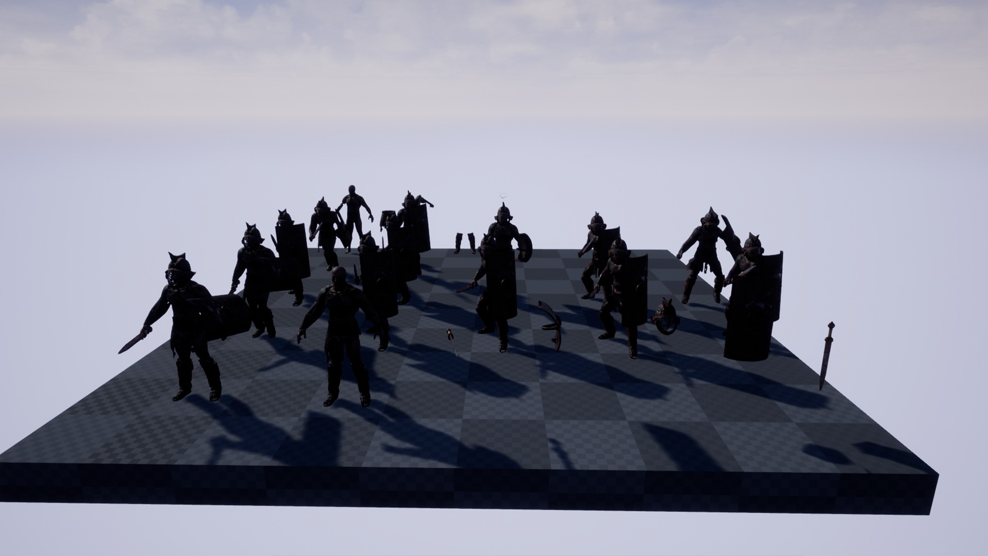 GLADIATOR MURMILLO UNDEAD3 Low-poly 3D model_18