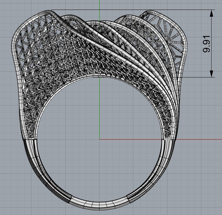 SEA WAVE RING COLLECTION-RA10- 3D print model_3