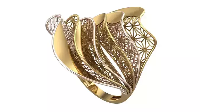 SEA WAVE RING COLLECTION-RA10-