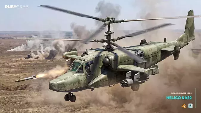 Kamov Ka-52 attack helicopter