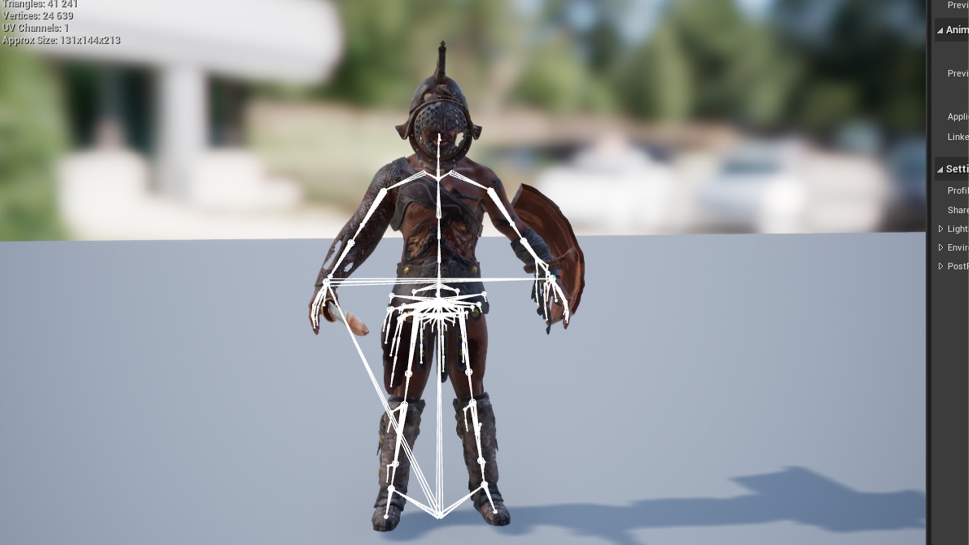 GLADIATOR MURMILLO UNDEAD4 Low-poly 3D model_18
