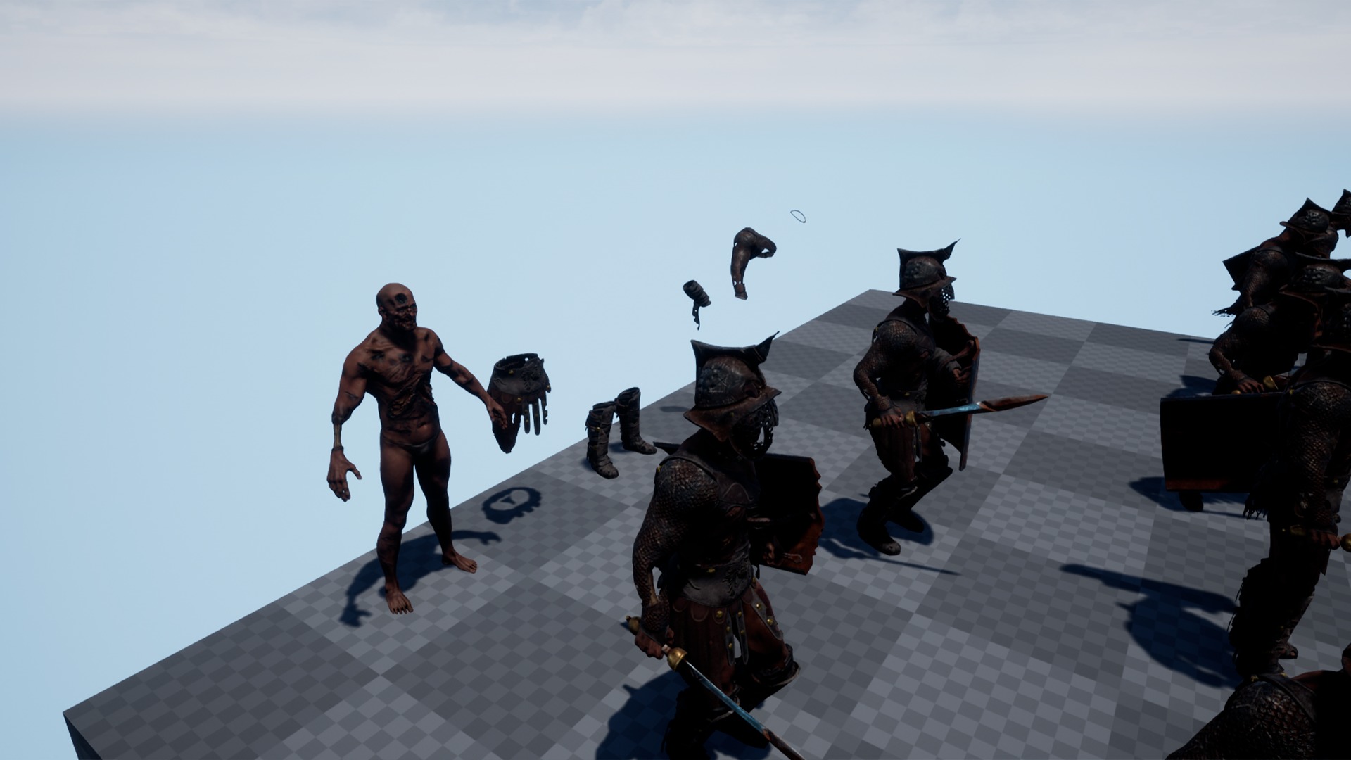 GLADIATOR MURMILLO UNDEAD4 Low-poly 3D model_17