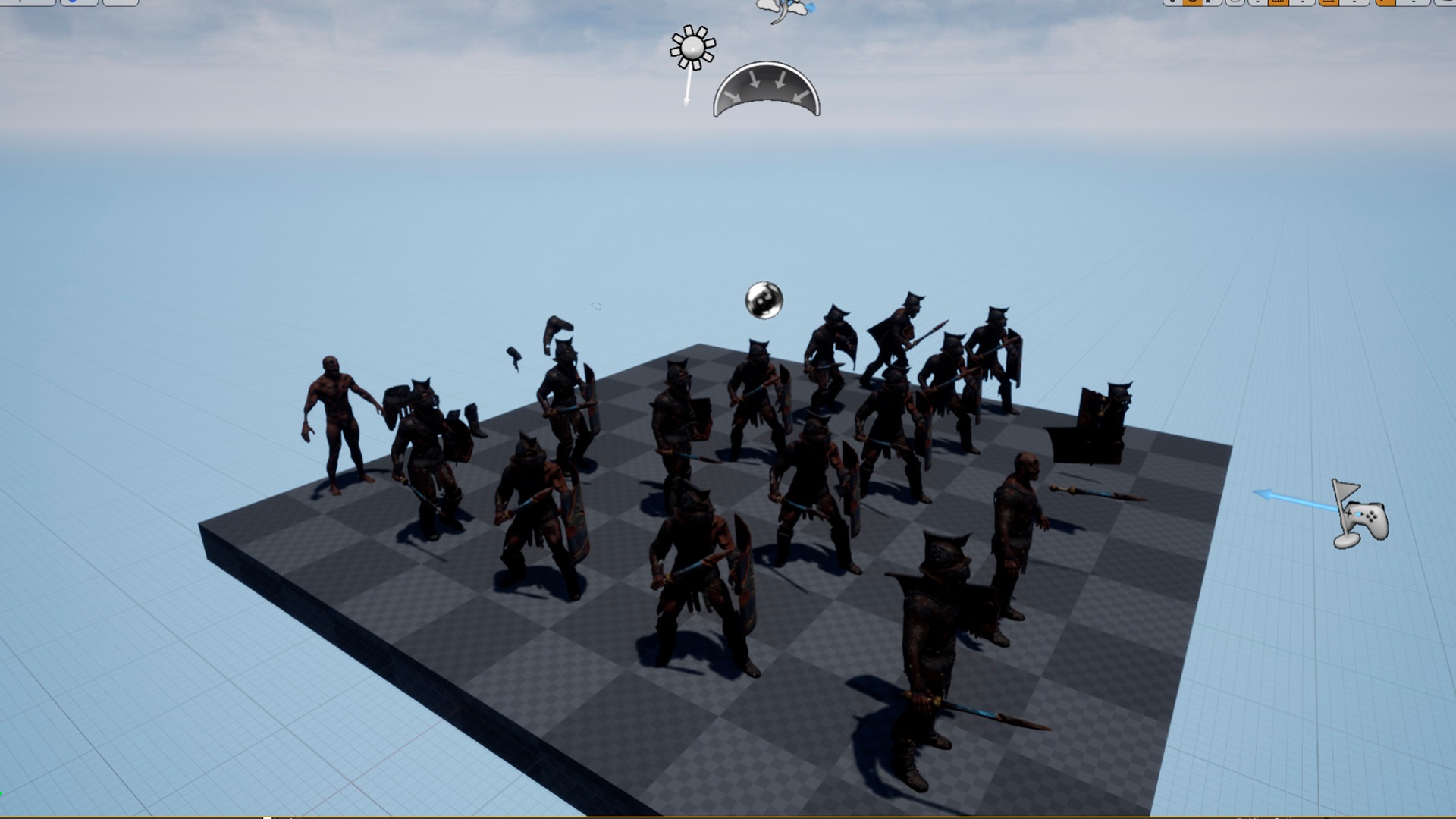 GLADIATOR MURMILLO UNDEAD4 Low-poly 3D model_16