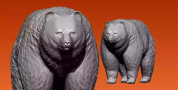Giant Bear statue - 3D print