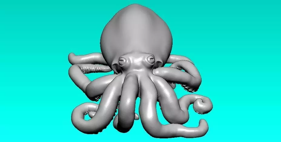 Big Octopus model - 3D print 3D print model_0