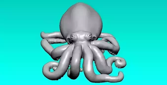 Big Octopus model - 3D print