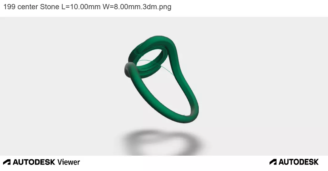 MODERN WAVE RING 3D print model_0