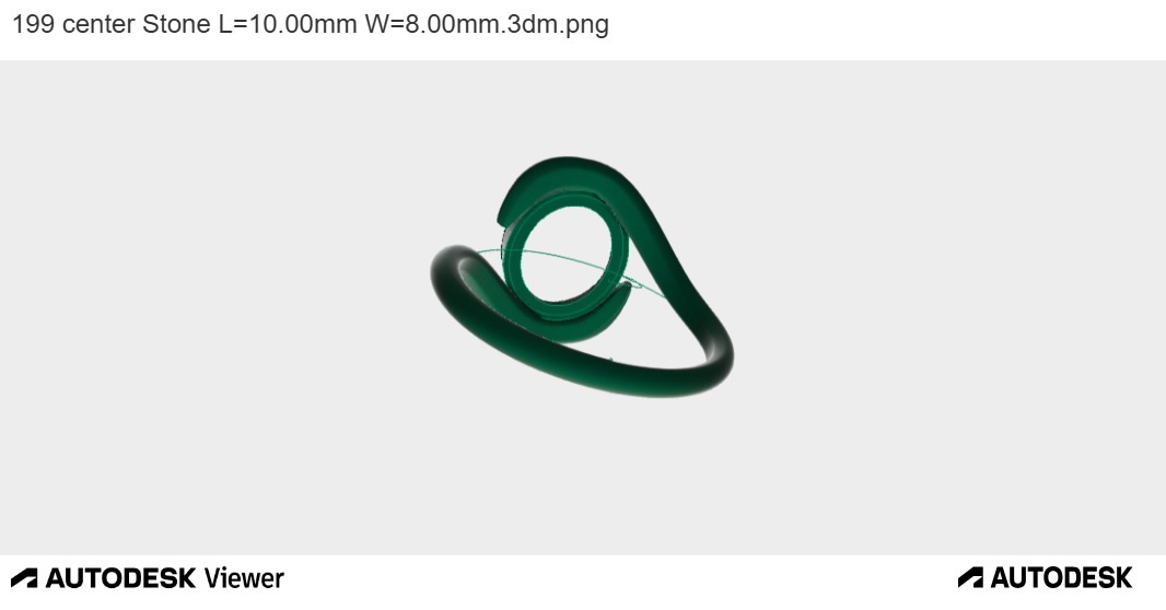 MODERN WAVE RING 3D print model_3