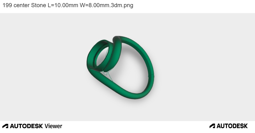MODERN WAVE RING 3D print model_1