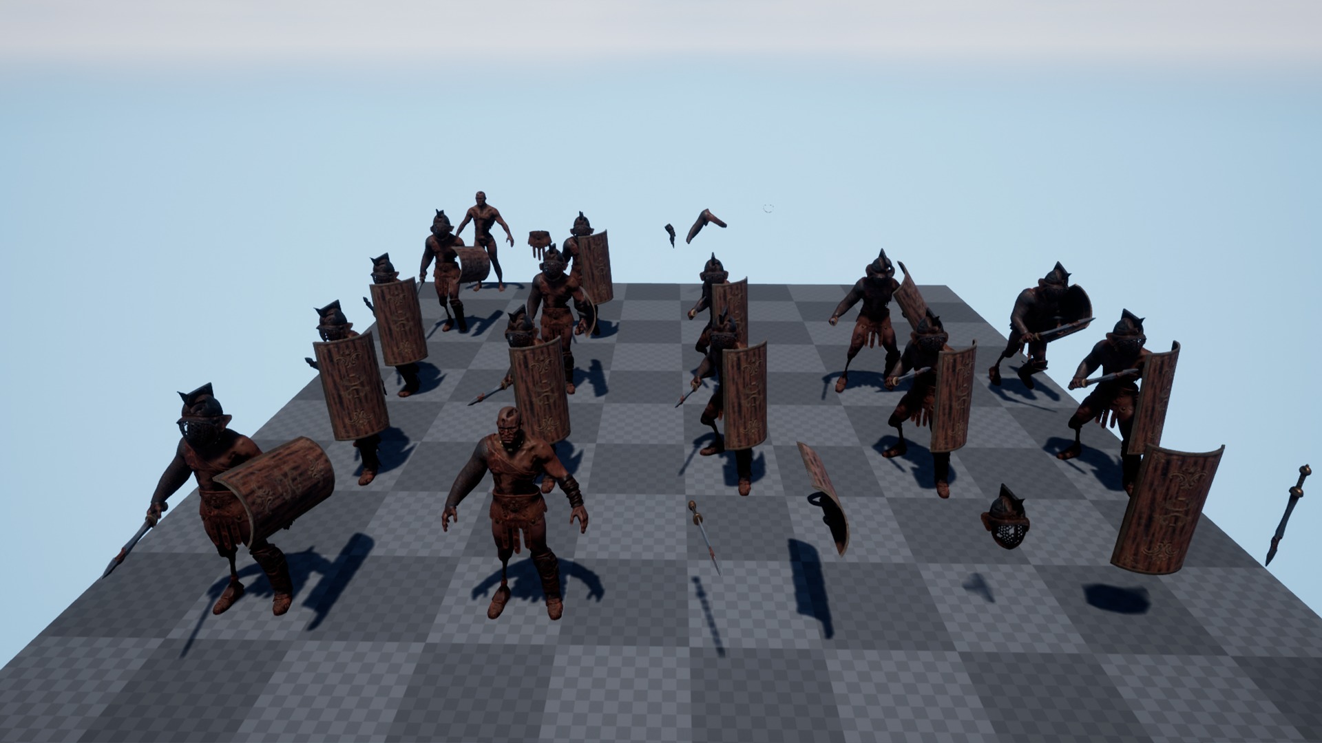 GLADIATOR MURMILLO UNDEAD5 Low-poly 3D model_20