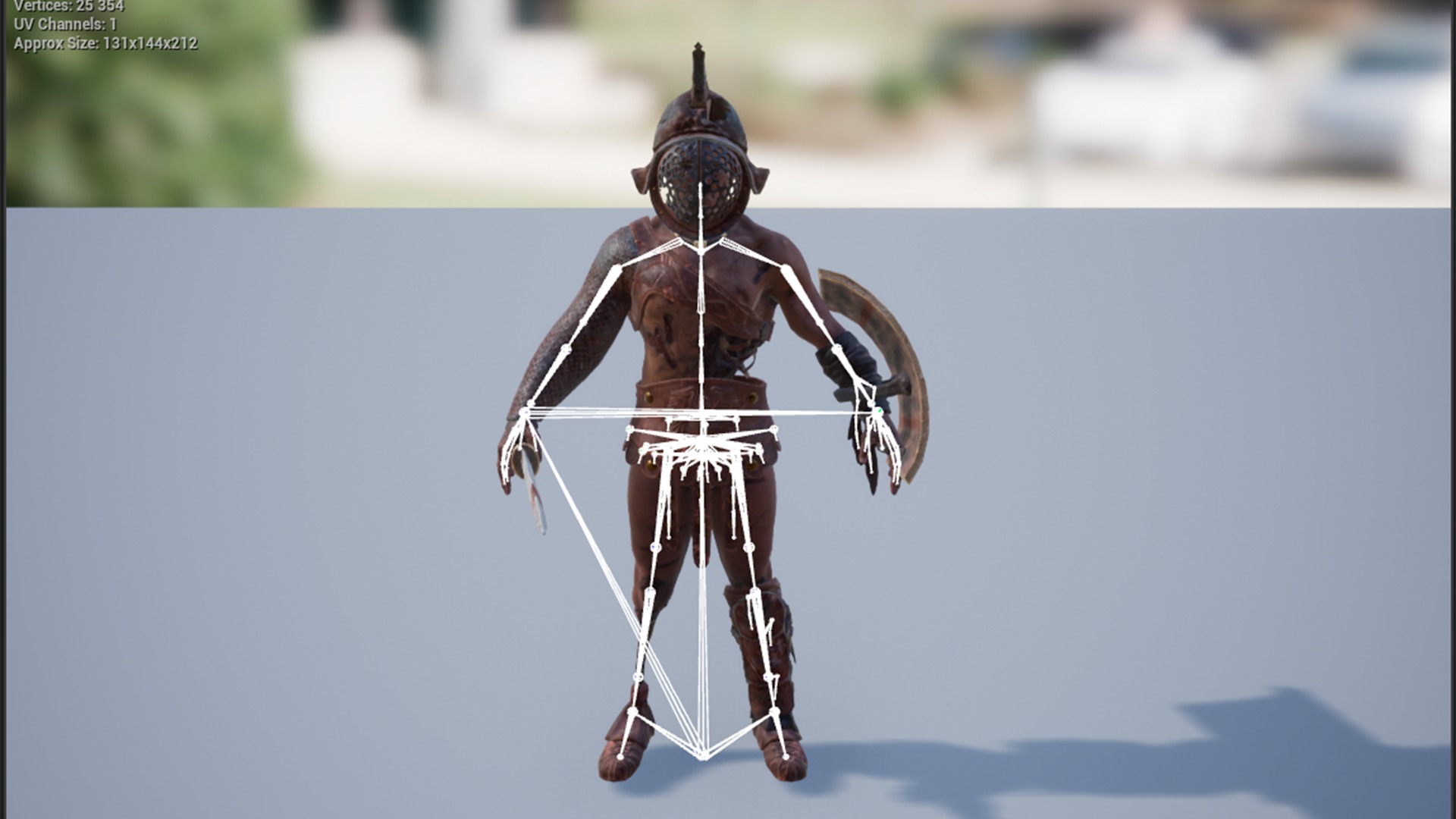 GLADIATOR MURMILLO UNDEAD5 Low-poly 3D model_15