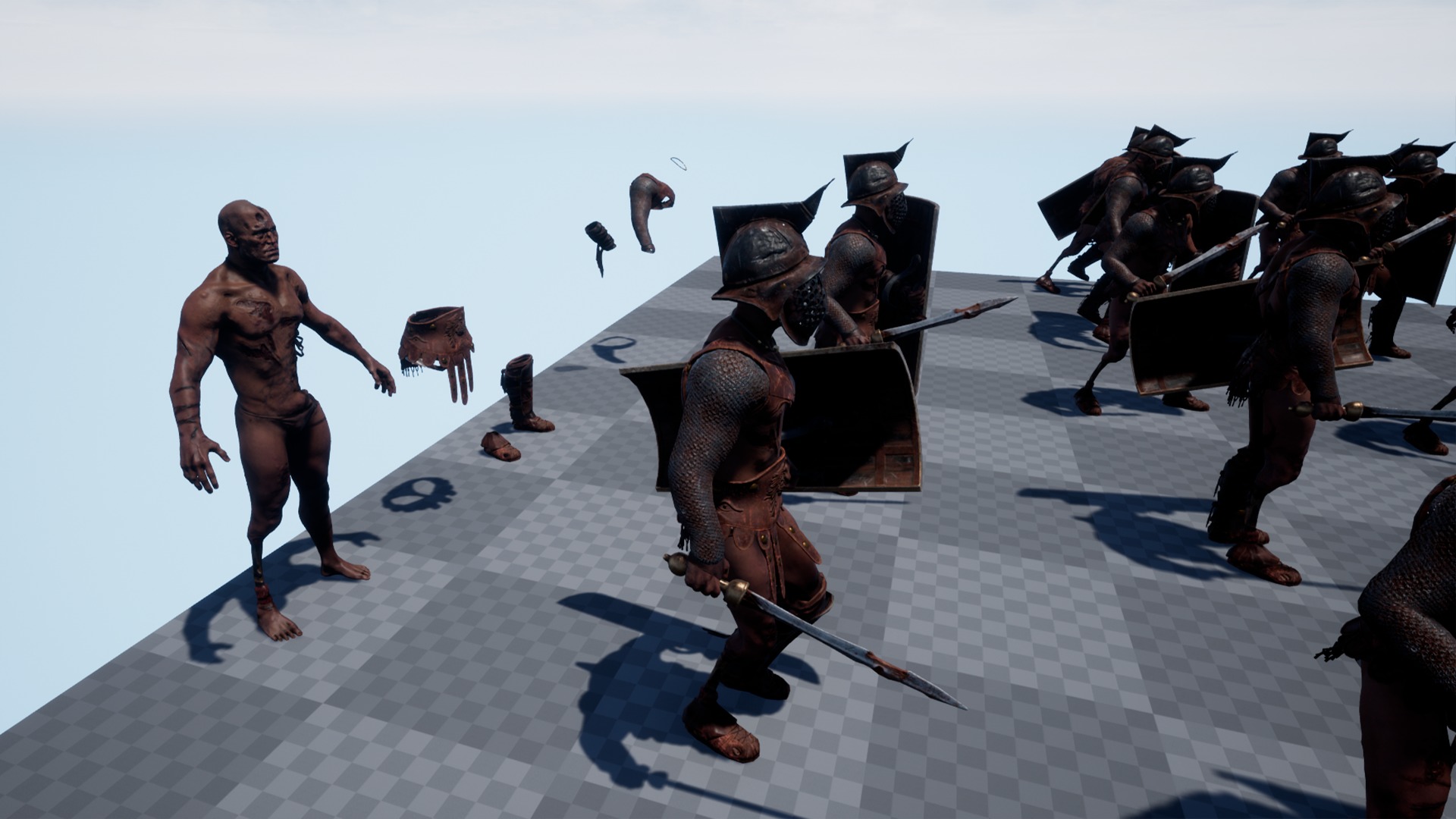 GLADIATOR MURMILLO UNDEAD5 Low-poly 3D model_18