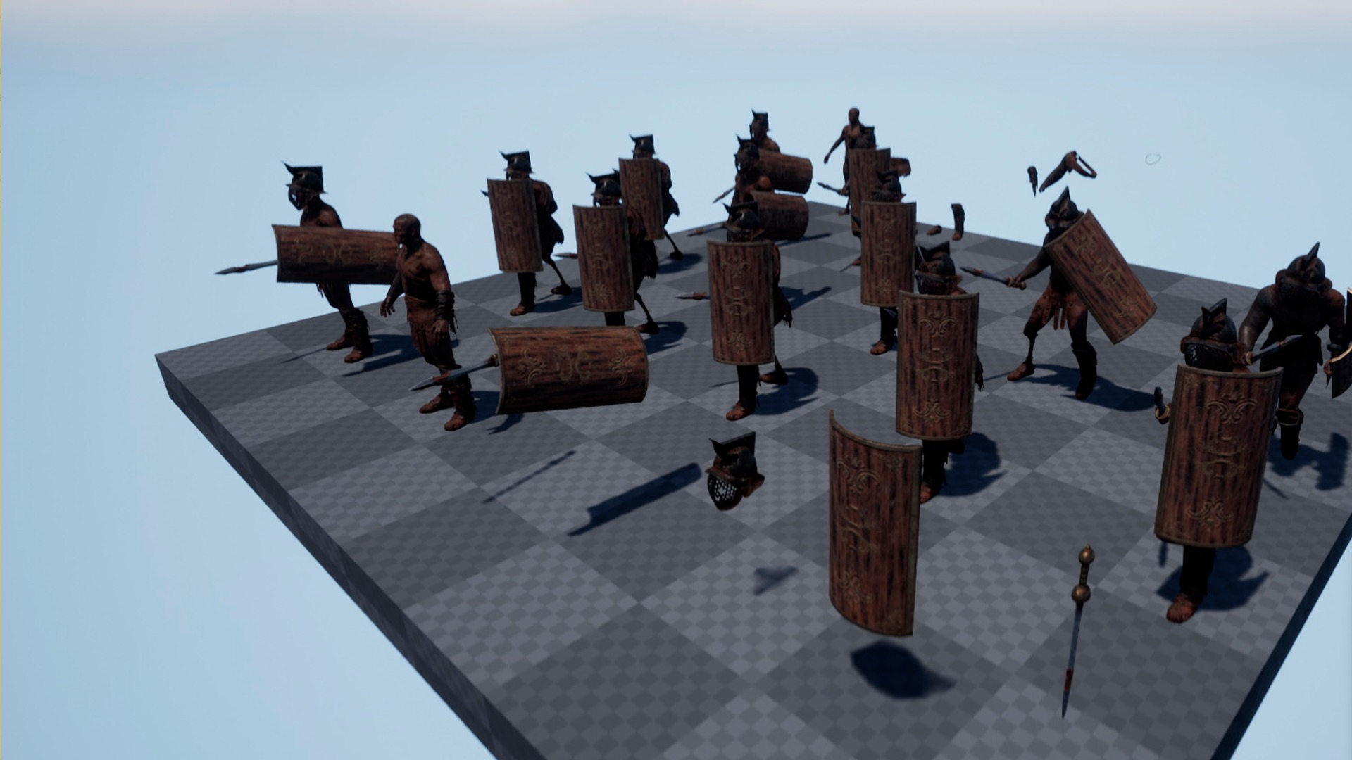 GLADIATOR MURMILLO UNDEAD5 Low-poly 3D model_17