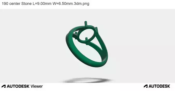 Classic Oval Prong Ring Design