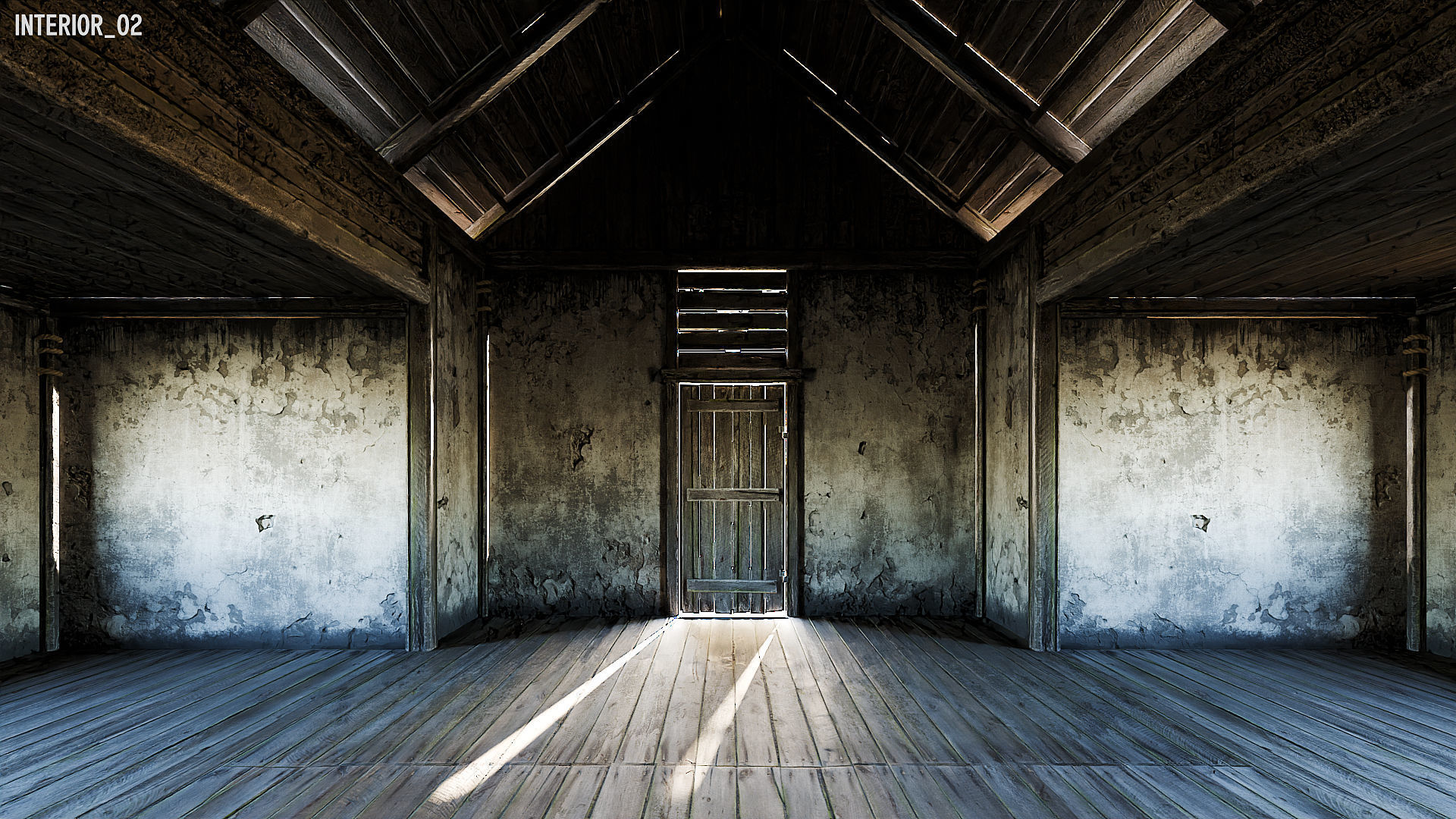 MEDIEVAL 02 with INTERIORS 4K Low-poly 3D model_69