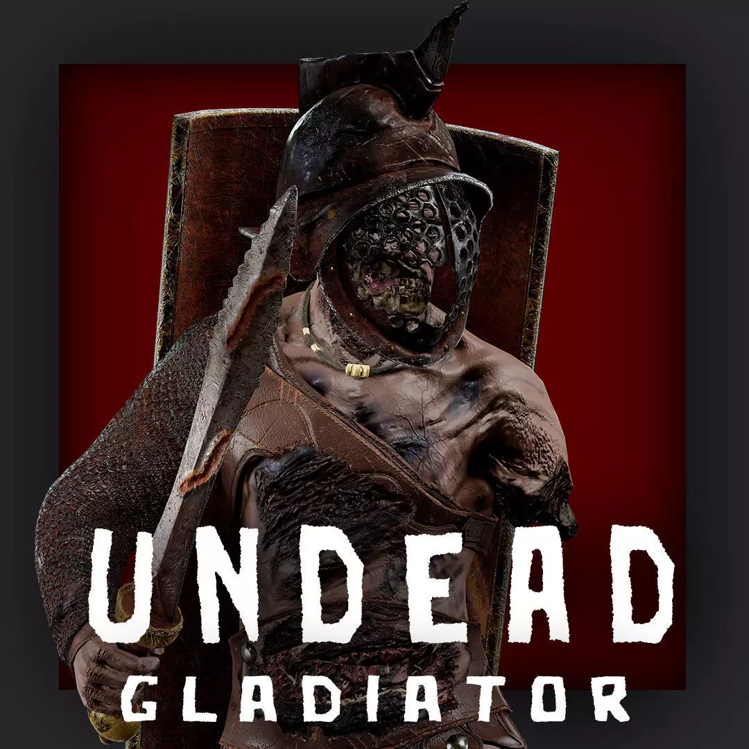 GLADIATOR MURMILLO UNDEAD6 Low-poly 3D model_0