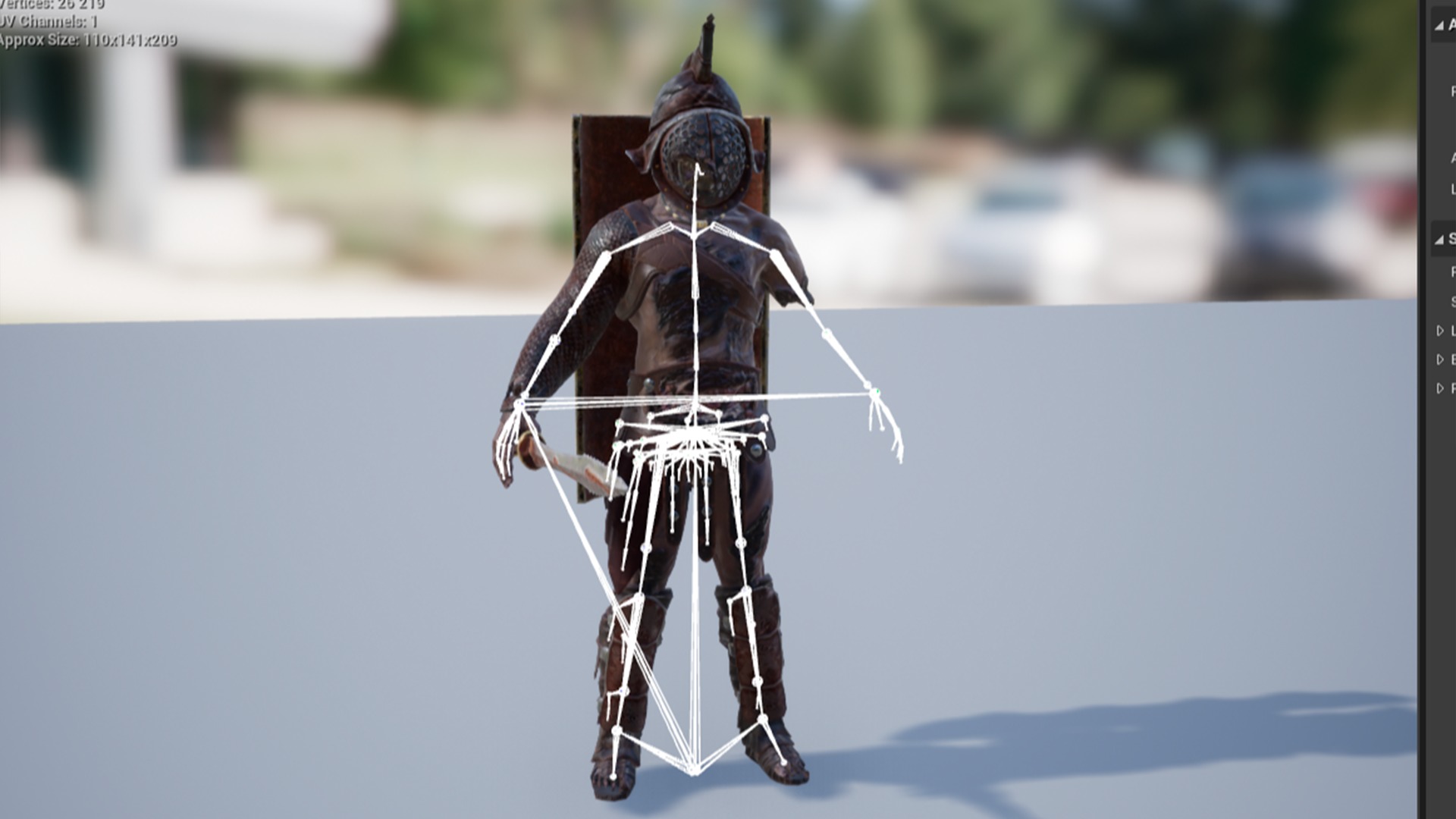 GLADIATOR MURMILLO UNDEAD6 Low-poly 3D model_15