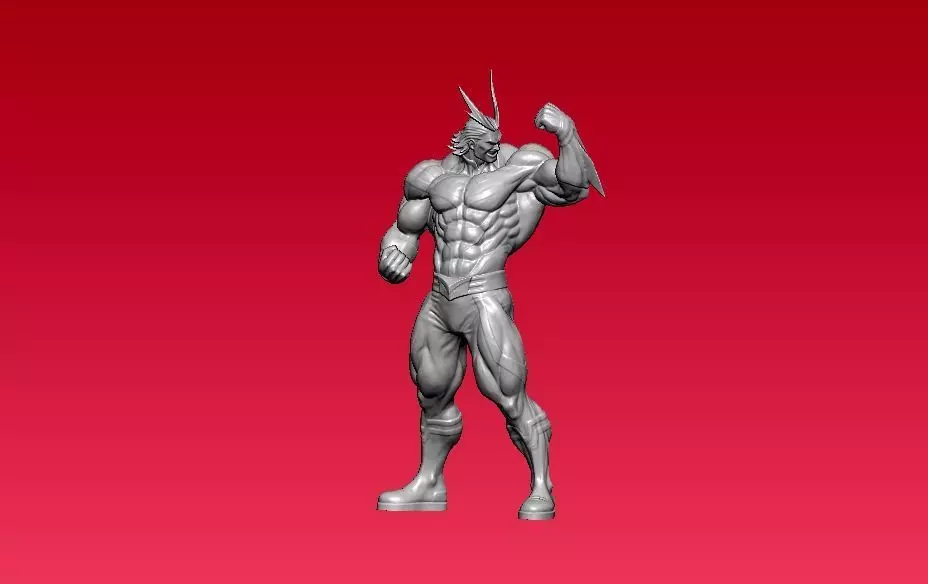 Allmight man model - 3D print 3D print model