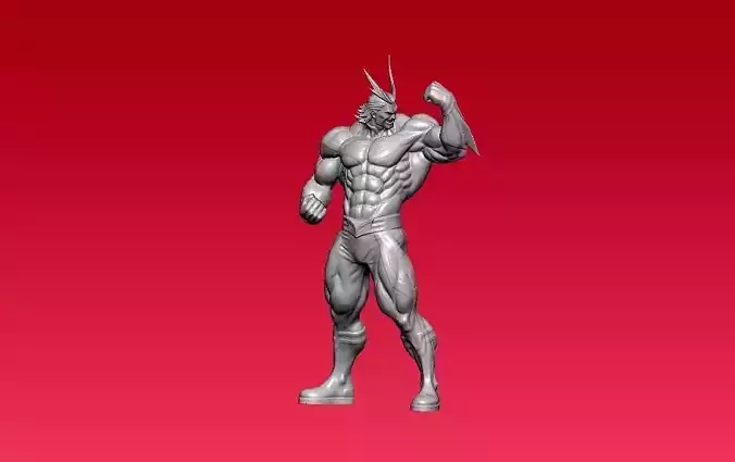 Allmight man model - 3D print 3D print model