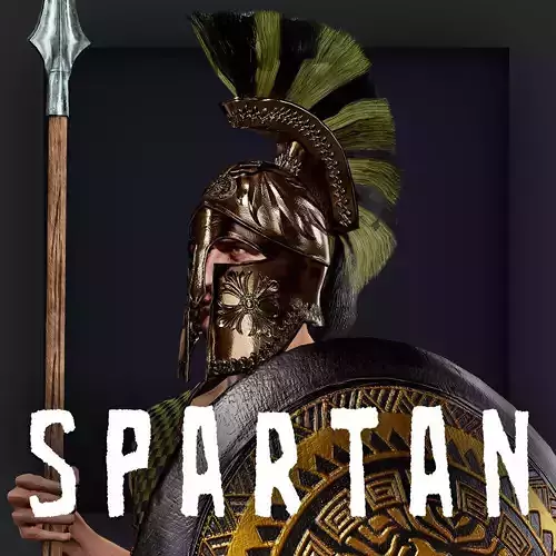 SPARTAN HR1 Low-poly 3D model