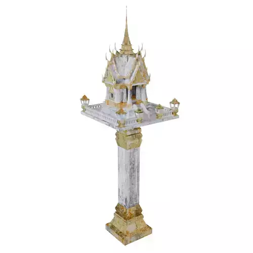 Thai style royal shrine