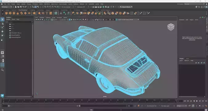 porsche car 3d model