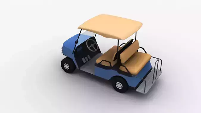Golf Cart Lowpoly