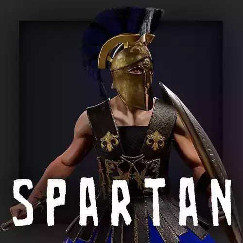 SPARTAN HR3 Low-poly 3D model