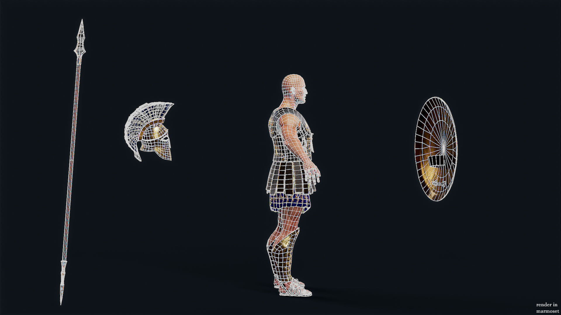 SPARTAN HR3 Low-poly 3D model_12