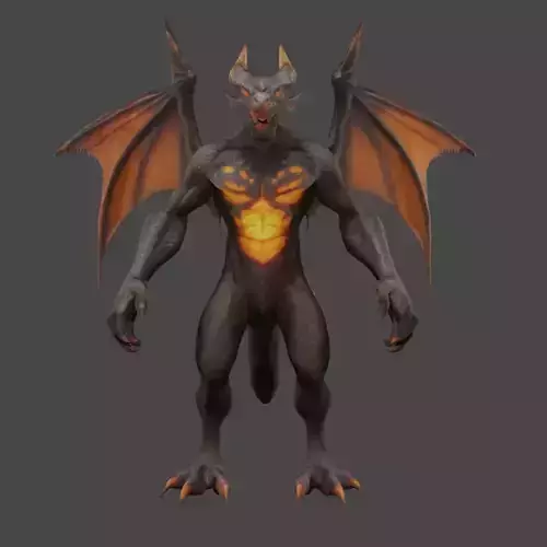 Demon dragon 3D model