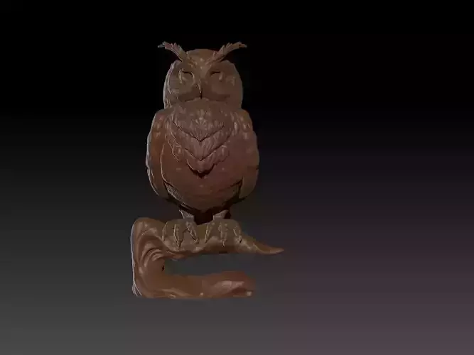 Owl 3D Print Model 