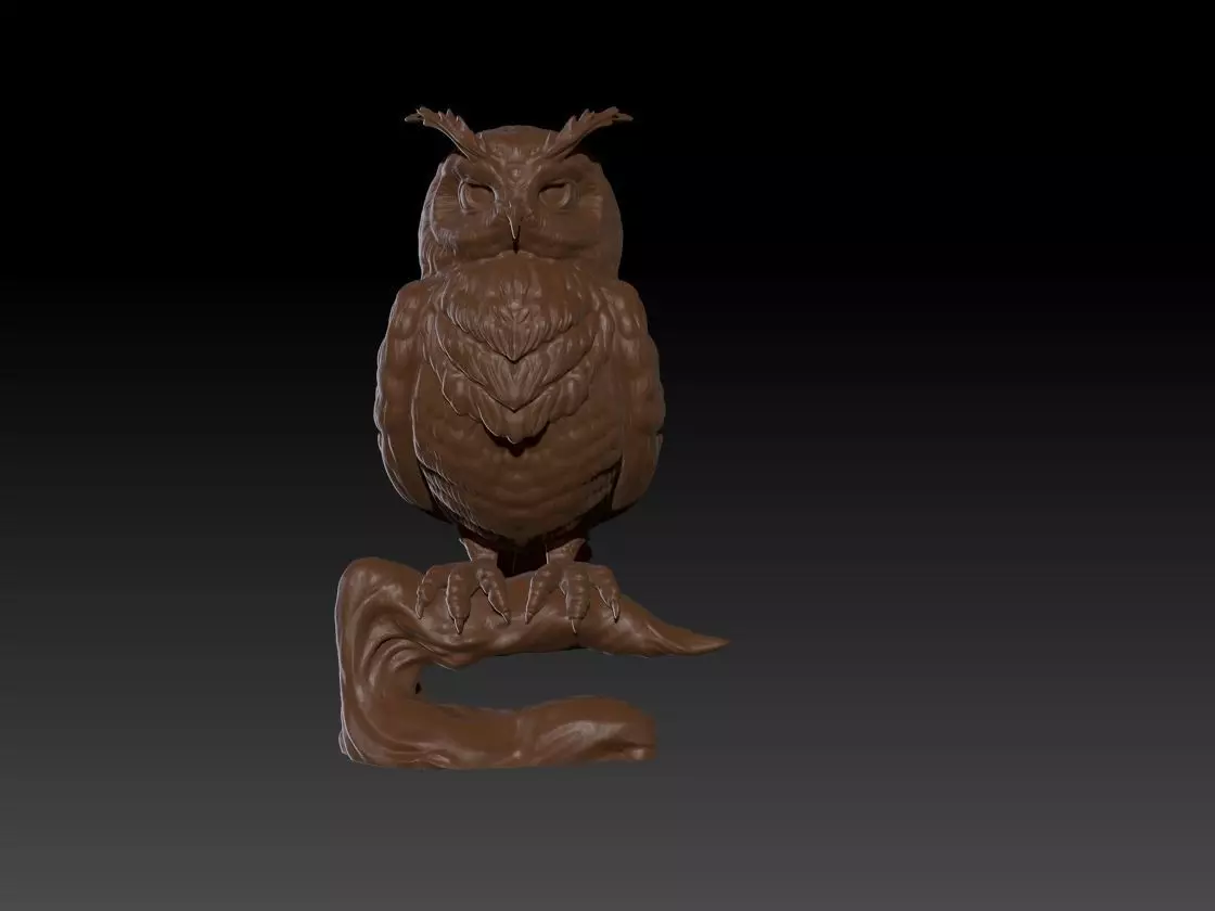 Owl 3D Print Model 3D print model