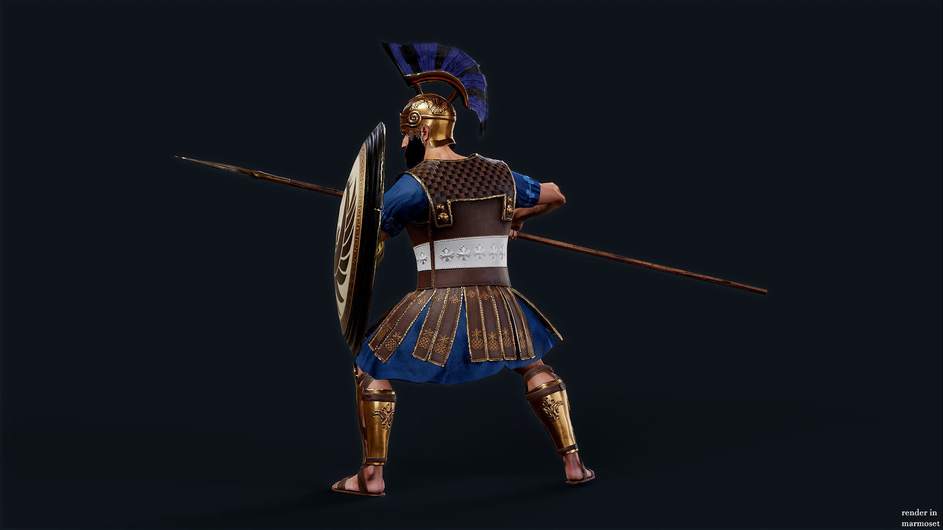 SPARTAN PP2 Low-poly 3D model_4