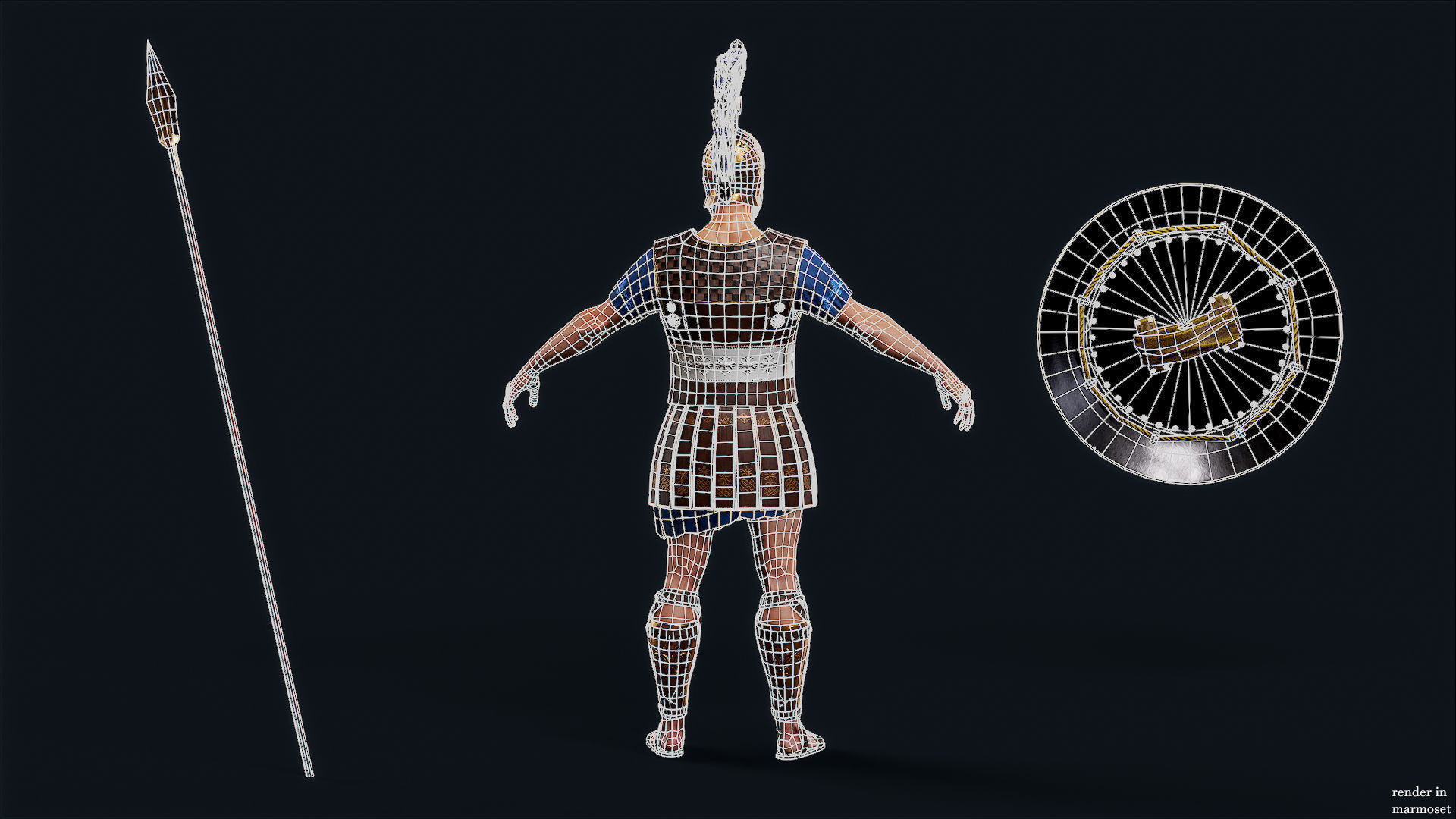 SPARTAN PP2 Low-poly 3D model_13