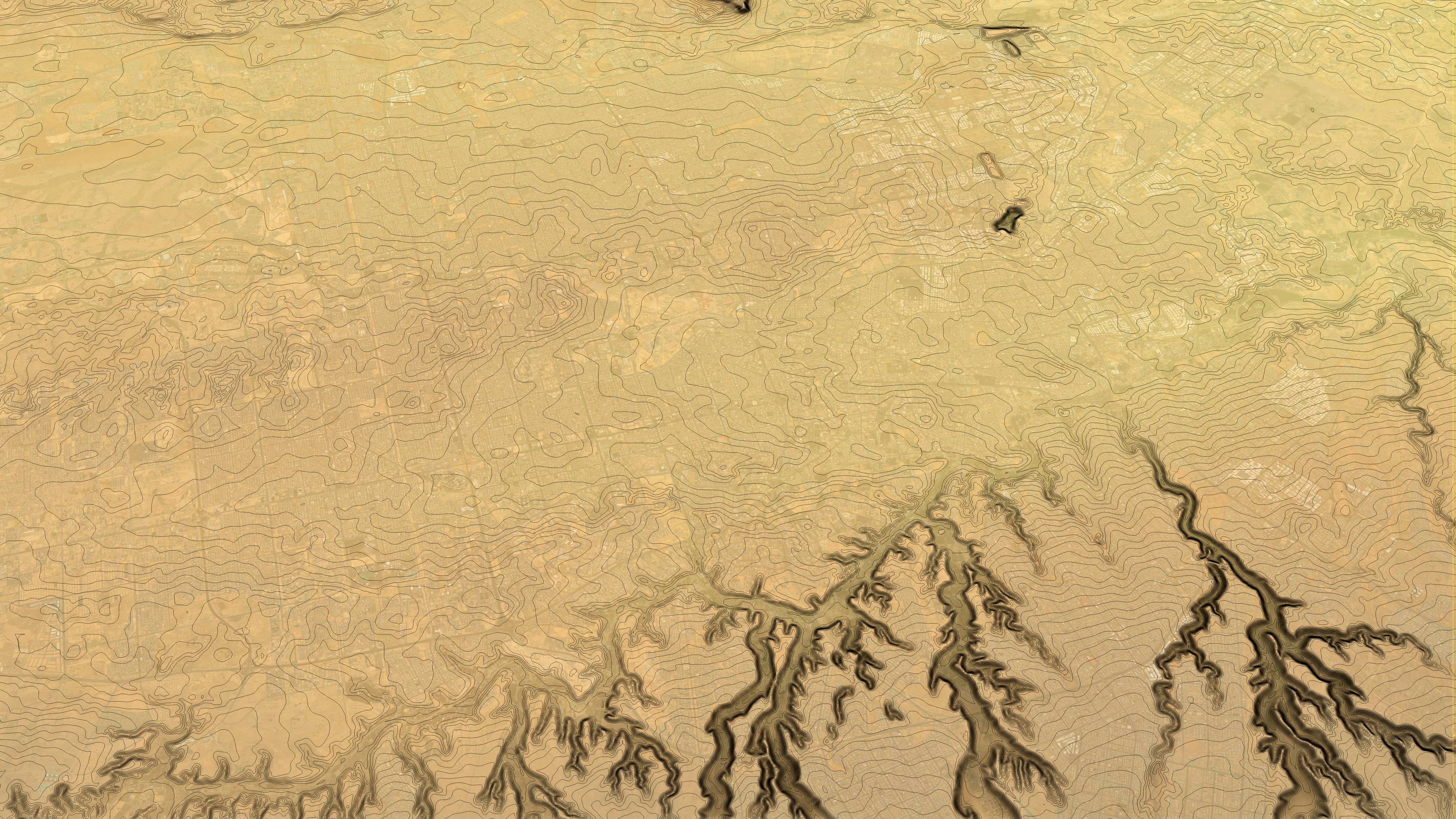 Riyadh - 3D City Topography Terrain 3D Model Collection_16