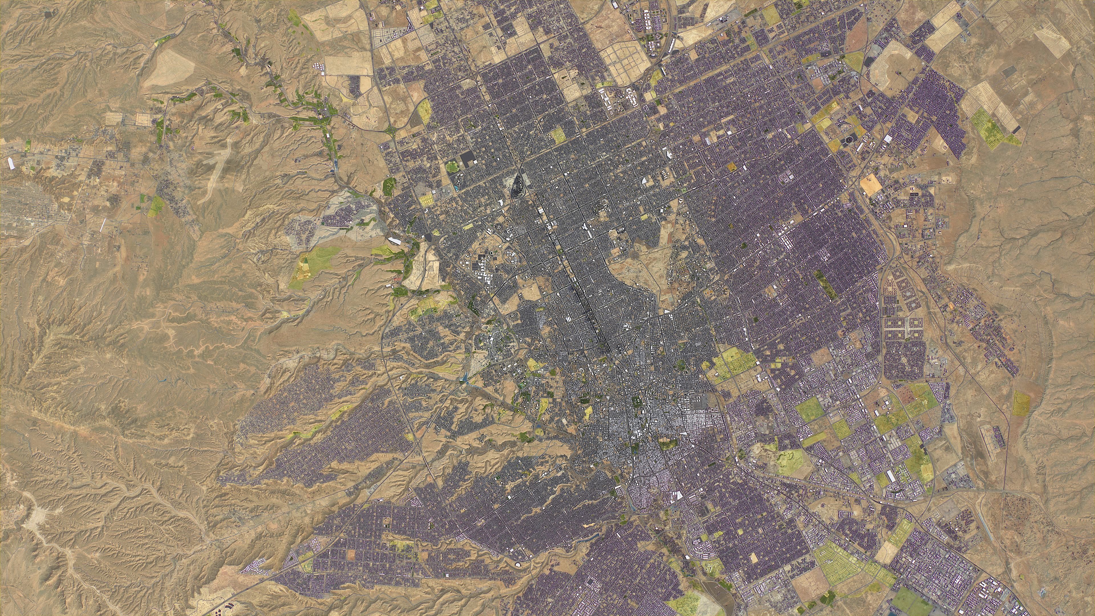 Riyadh - 3D City Topography Terrain 3D Model Collection_5