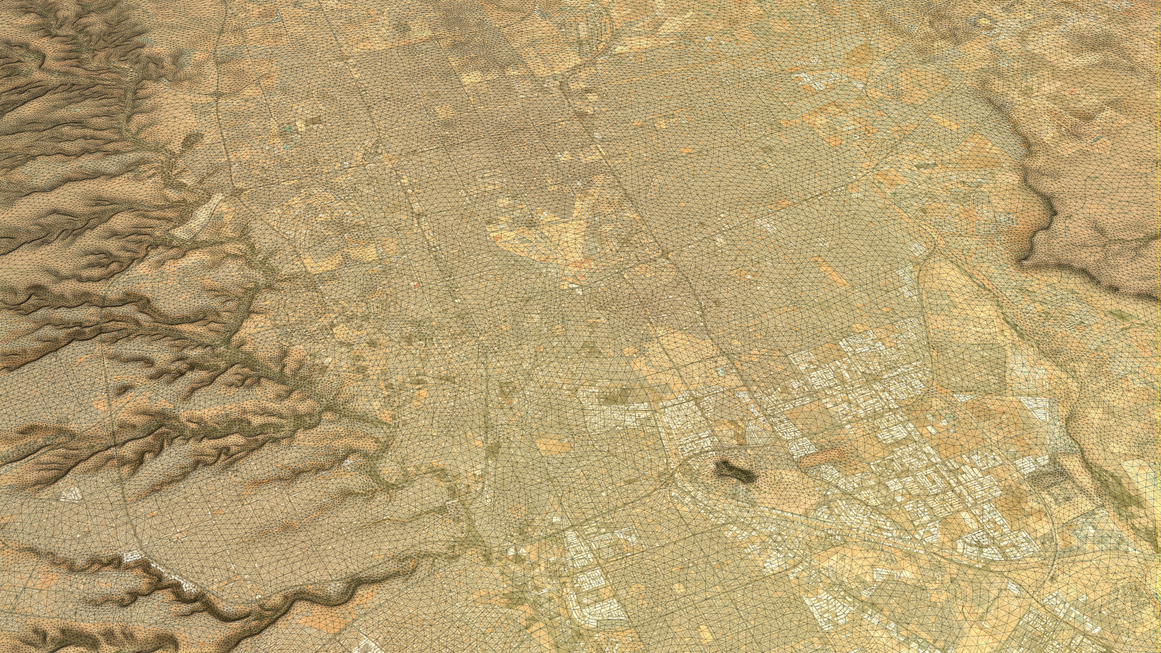 Riyadh - 3D City Topography Terrain 3D Model Collection_10