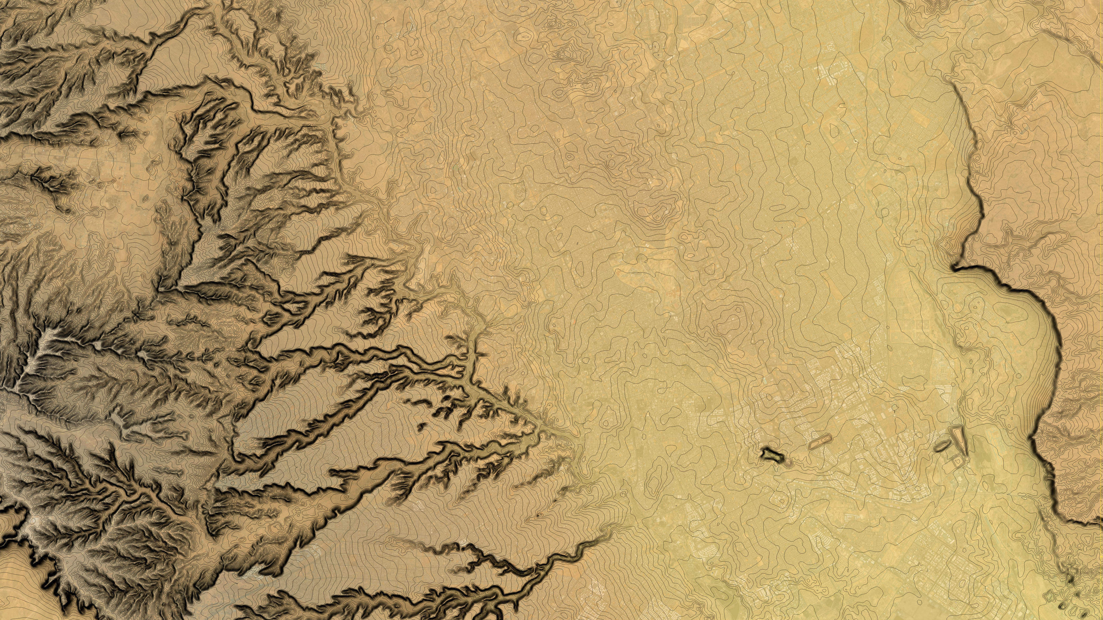 Riyadh - 3D City Topography Terrain 3D Model Collection_8