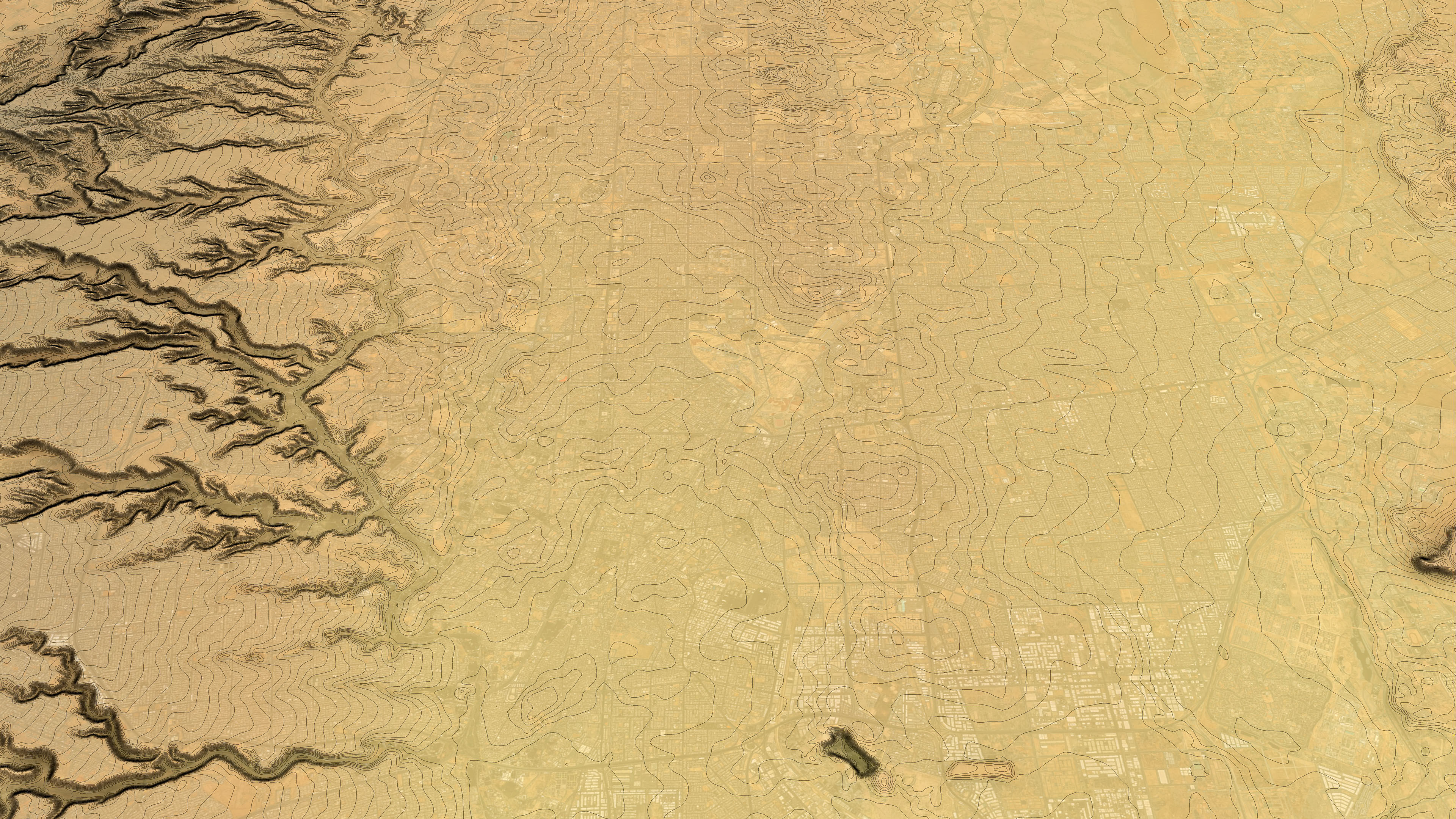 Riyadh - 3D City Topography Terrain 3D Model Collection_24