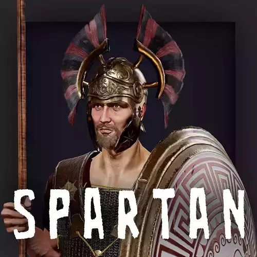 SPARTAN PP3 Low-poly 3D model